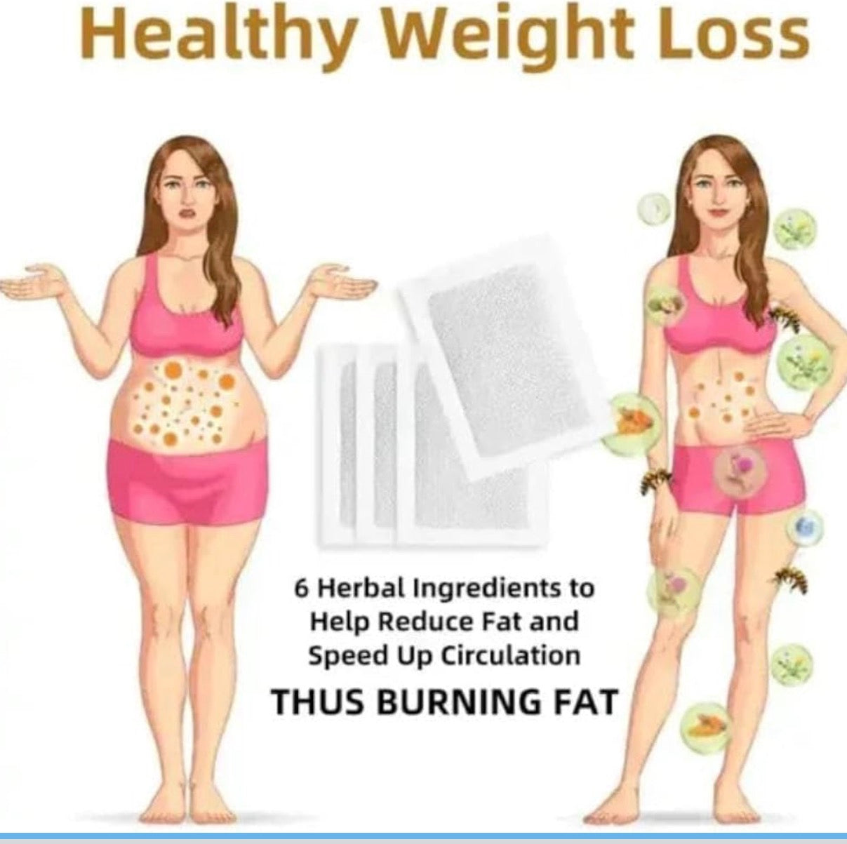 100% Herbal Detox Foot Pads — 1 Pack (Buy 1 Get 1 Free)